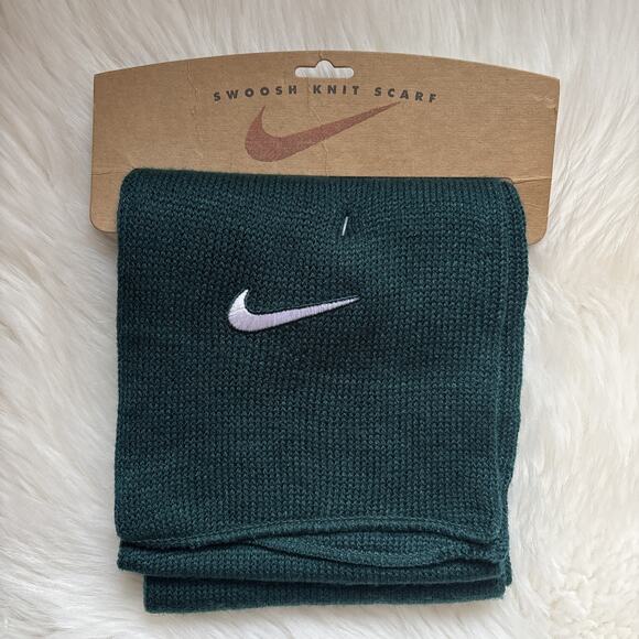 Nike Other - Nike Sport Swoosh Unisex Knit Scarf New Green Logo Sporty Classic Timeless